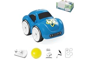 Mini Magic Car Follows Line, 2.4GHz RC Smart Interactive Car Toy That Follows Drawn Line, with Music and 4 Modes, Follow, Dod