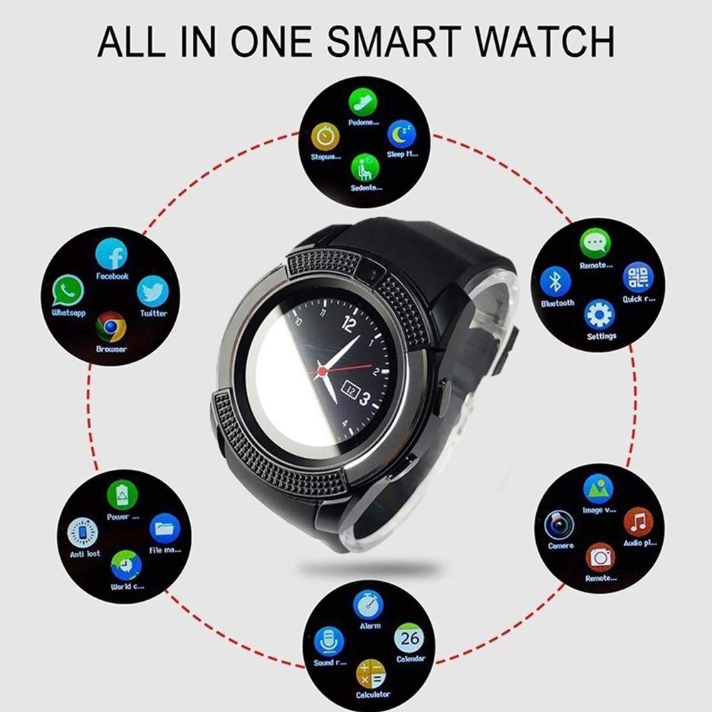 Teepao U8 - Reloj inteligente con Bluetooth, Pro Smartwatch con ...