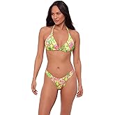 Sports Illustrated Womens Multiway Convertible Triangle Bikini Top