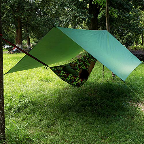 TOPofly 3 m* 3 m waterdichte hangmat regen vliegen tent Tarp voetafdruk camping onderdak gronddoek zonnescherm mat voor… - Image 3