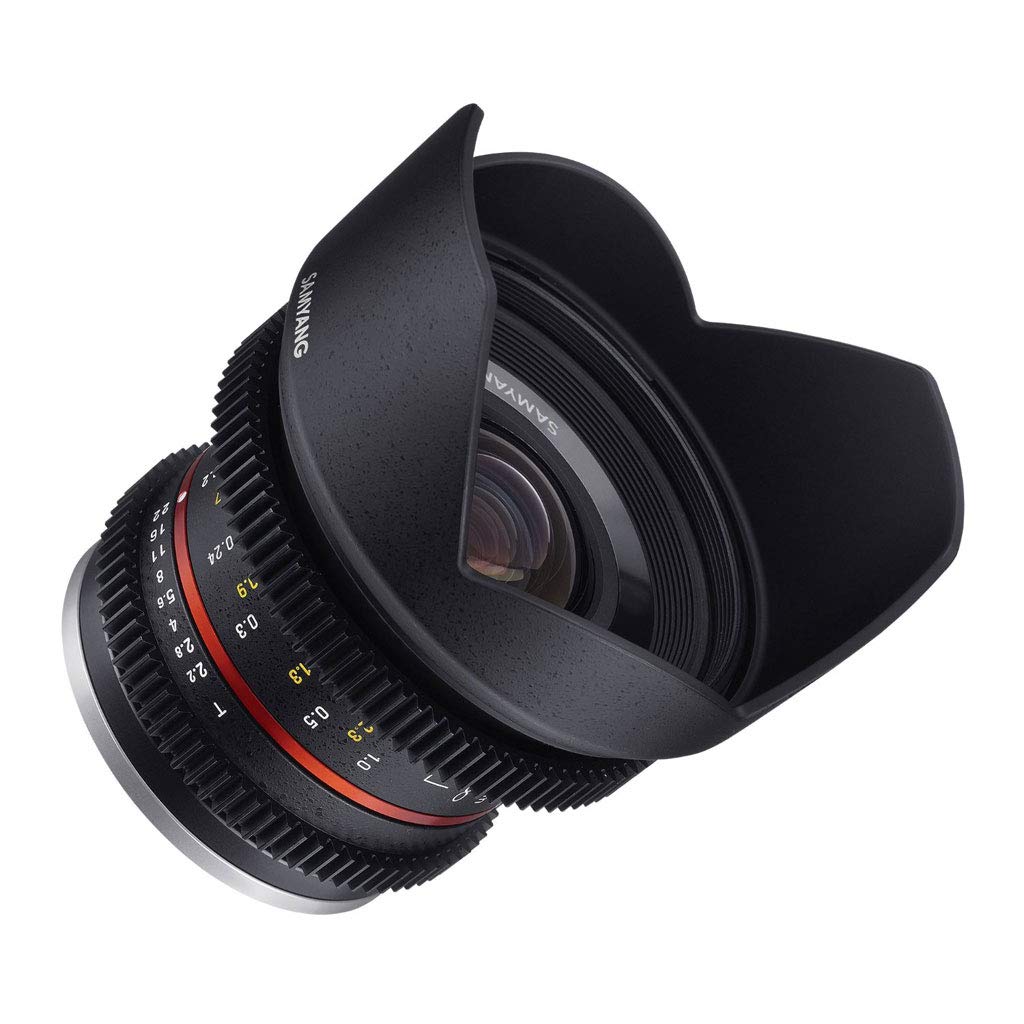 Samyang MF 12mm T2.2 VDSLR Manual Focus Cine Lens for Fuji X