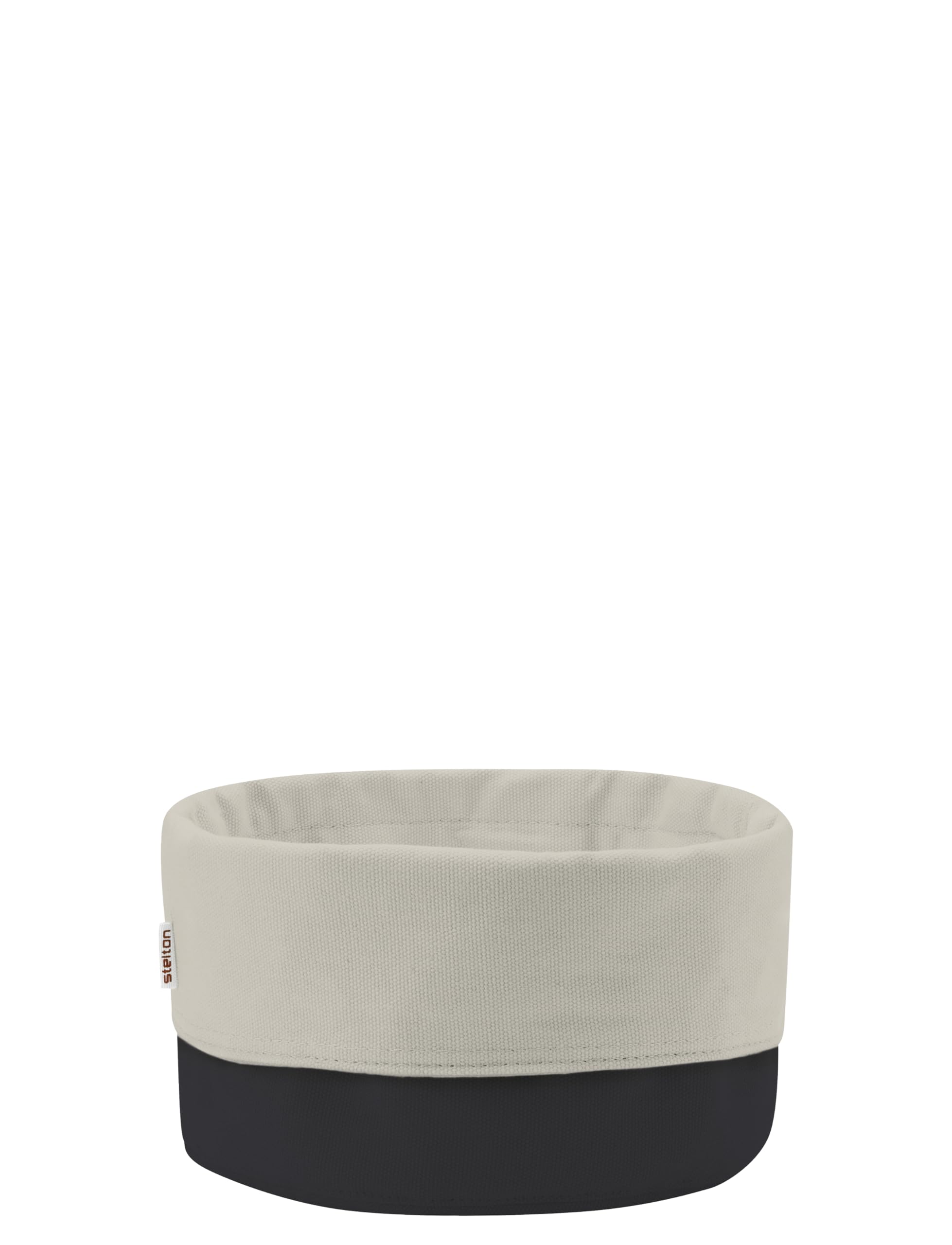 Stelton 1322 Bread bag, black / sand, 23 x 23 x 21 cm