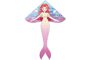 hehihaho Cartoon Kites for Kids, Beautiful Kite Easy to Fly for Beginners with 328 ft Line & Line Winder, Easy to Fly for Beach Trip and Outdoor Activities