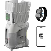 TENNIIX Basic Tennis Ball Machine, 18.7LB Portable Tennis Robot | 4H Runtime &amp; 100+ Ball Capacity, Smart App &amp; Voice Control, Multi-Training Mode, LED Display, 75MPH, Ideal for Beginner &amp; Pro