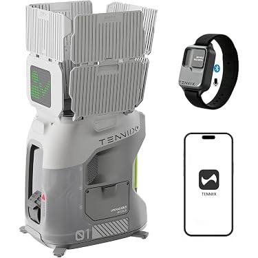 Amazon.com : TENNIIX Basic Tennis Ball Machine, 18.7LB Portable