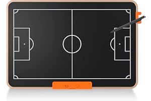 TUGAU Electronic Coach Board Premium Tactical Marker Board with Large LCD Screen and Stylus Pen,Digital Basketball, Baseball, Soccer, Football, Hockey Training Equipment for Coach and Game Plan