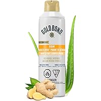 Gold Bond Clear Body Powder Spray, 198g Spray Bottle, No-Mess, Talc-Free Odour Eliminator and Moisture Absorbing Powder With 