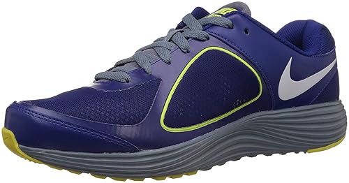 nike blue grey running shoes