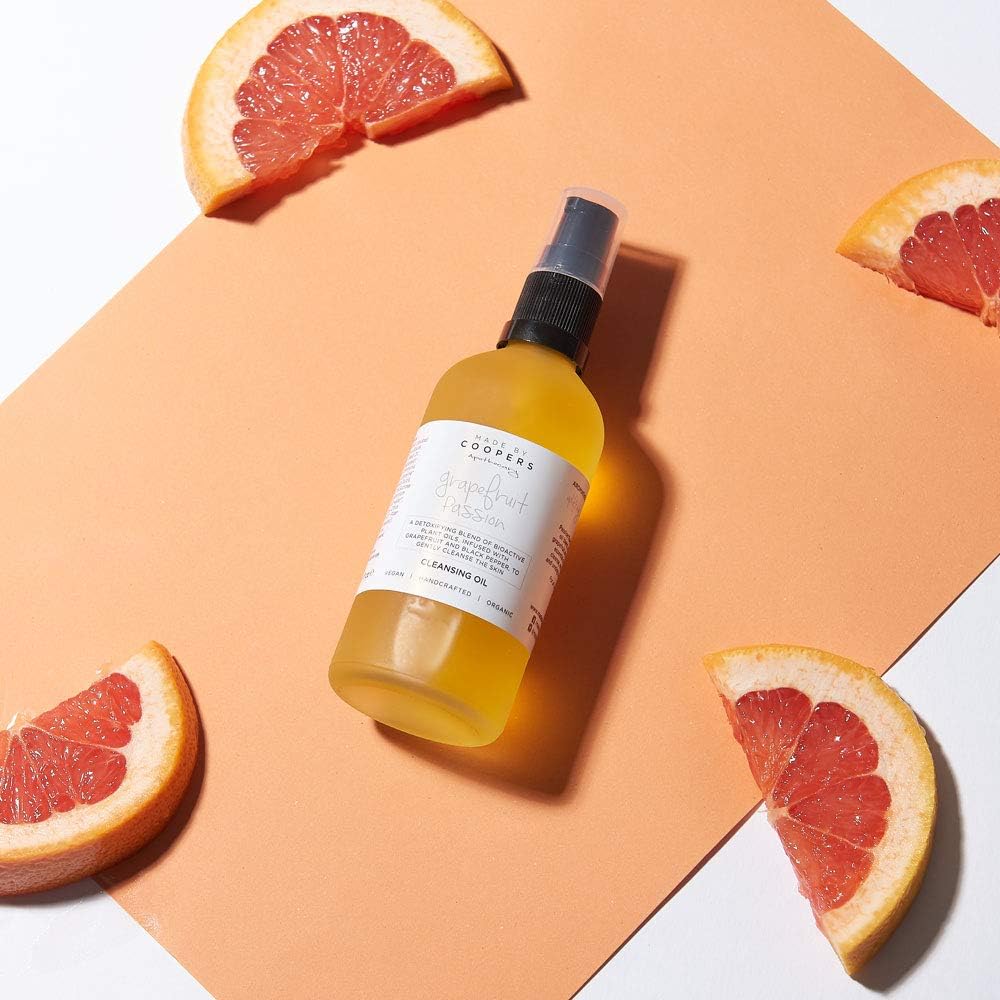 Made By Coopers Grapefruit Facial Cleanser Wash with Muslin Cloth, Make Up Remover - Image 5