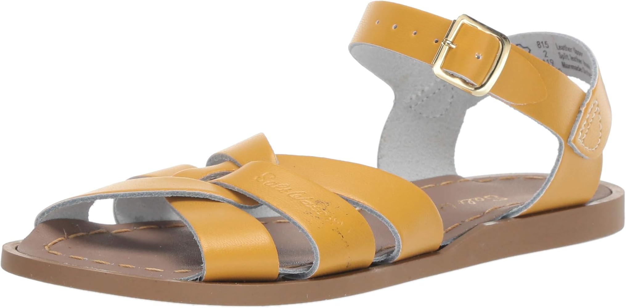 mustard salt water sandals