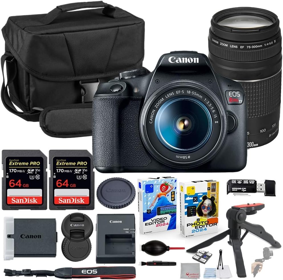 Canon EOS Rebel T7 DSLR Camera with 18-55mm