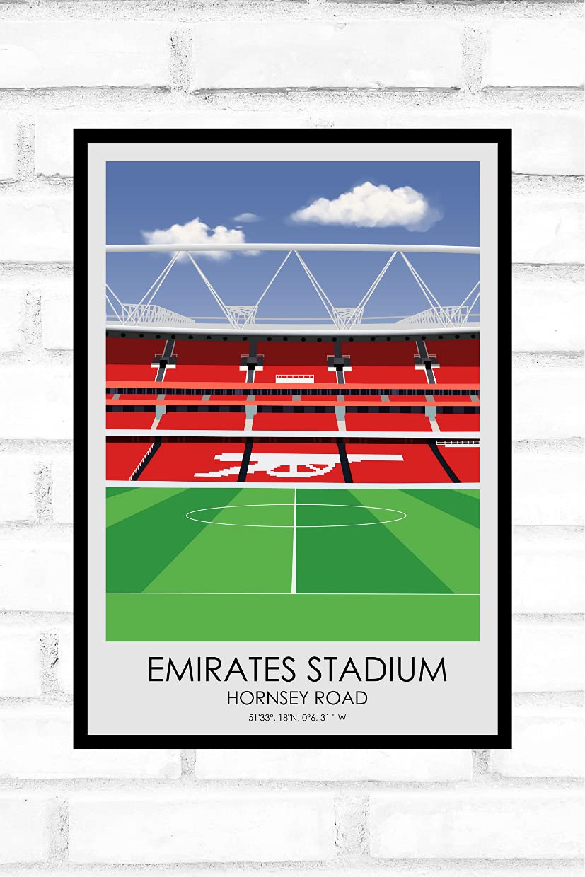 Hewson's Gifts Arsenal Emirates Stadium Print - Perfect for Dad, Brother, or Son (A4 Size) — image 1