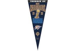 WinCraft Oklahoma City Thunder 2025 Finals Champions Pennant Flag