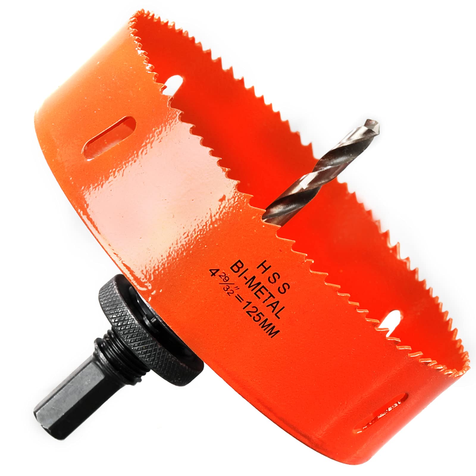 125mm Wood Hole Saw, Extra Solid HSS Bi-Metal Drill Bit Circle Cutter for Drywall, Plywood, Fiberboard and Pipe Vent — image 1