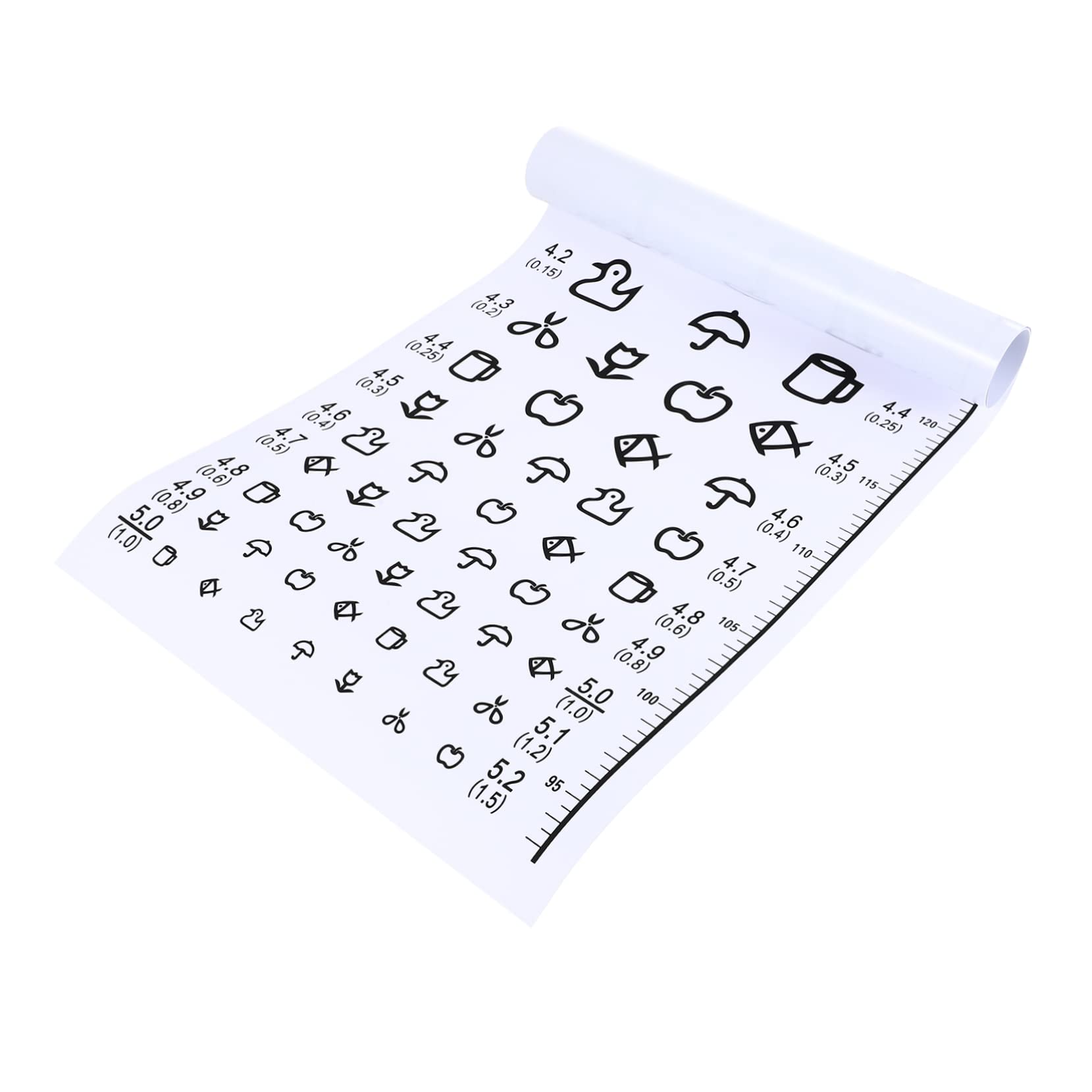 Mua CHILDWEET Eye Chart Visual Testing Chart Eye Check up Chart Visual ...