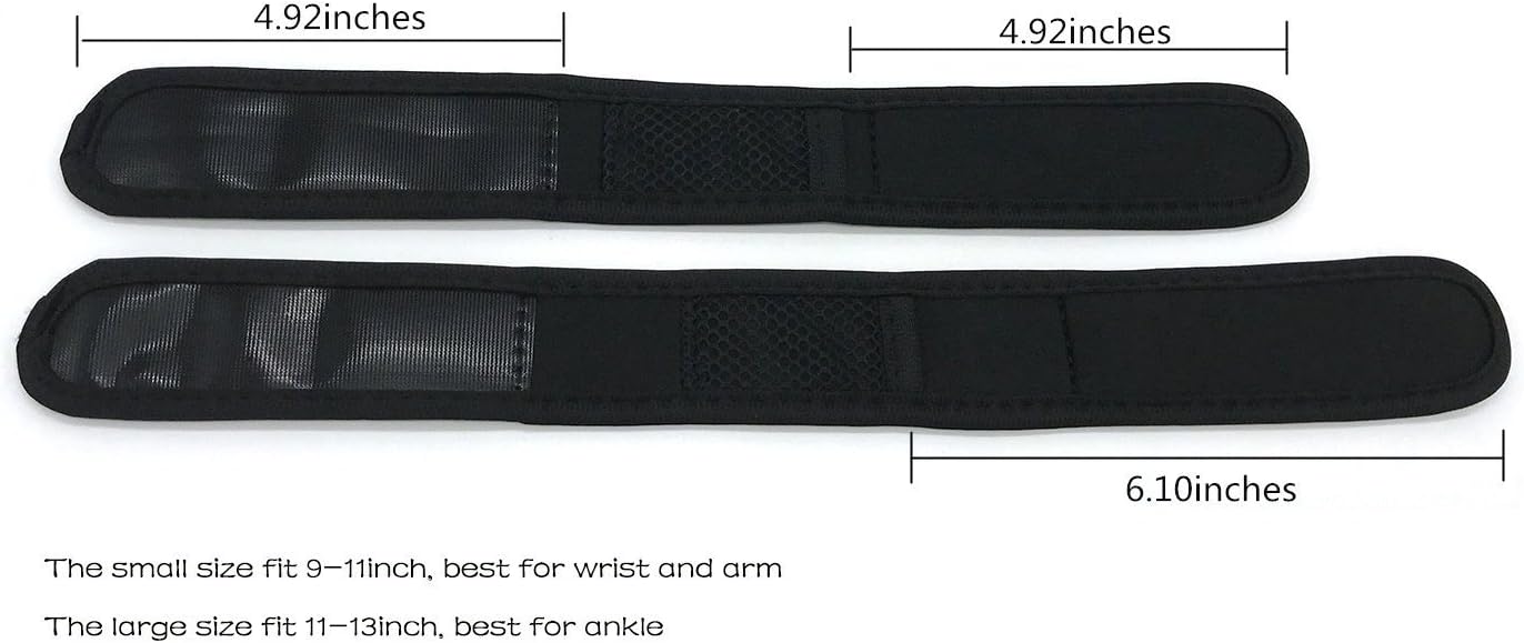 Wommty Hook&Loop Armbband&Ankleband for Fitbit Flex/2,One,Charge2,Alta (11inch) - Image 3