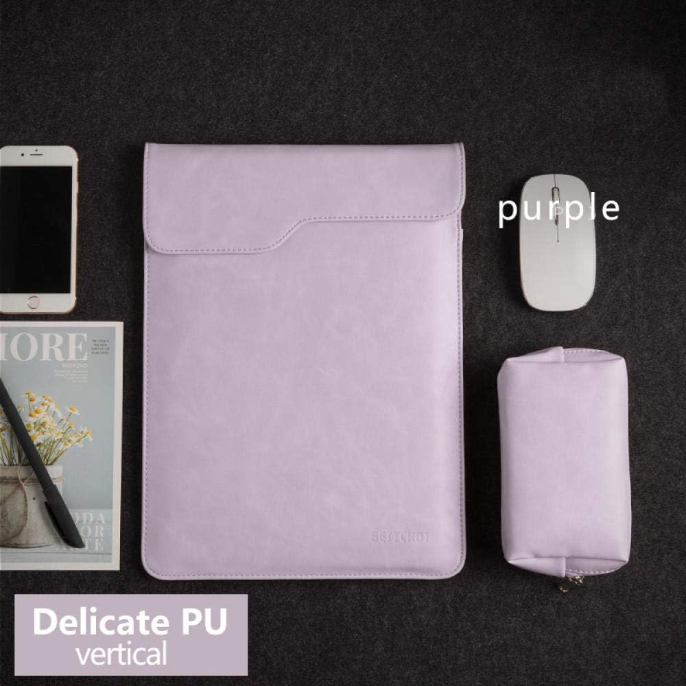 Yinghao Laptop Sleeve for Microsoft Surface Pro 6 Laptop Case for Surface Laptop Book2 Notebook Bag for Surface Pro 3 4 5 with Power Bag-V Purple PU_for surface book2 13