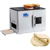 Automatic Roti Makering, Electric Chapati Tortilla Pancake Flatbreads Pita Making Machine, One Key to Make 20 Pcs/One Time for Chapati, Flour Tortilla, Dosa, Tawa
