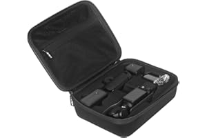 JSVER Osmo Pocket 3 Case, Hard Shell EVA Protective Carrying Bag Compatible with DJI Osmo Pocket 3 Creator Combo Portable Sto