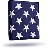 American Flags 2.5x4 Outdoor Use,Non Fading American Flags for Outside, American Flag Outdoor Heavy Duty, American Flag Longest Lasting,US Flag Embroidered Stars, Brass Grommets Sewn Stripes
