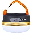 Censinda LED Camping Lantern, Rechargeable & Portable Tent Light, 300LM,3 Light Modes,1800mAh Power Bank,with Magnet Base,Electric Lantern Flashlight for Camping/Hiking/Fishing/Hurricane/Emergency