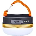 Censinda LED Camping Lantern, Rechargeable & Portable Tent Light, 300LM,3 Light Modes,1800mAh Power Bank,with Magnet Base,Ele