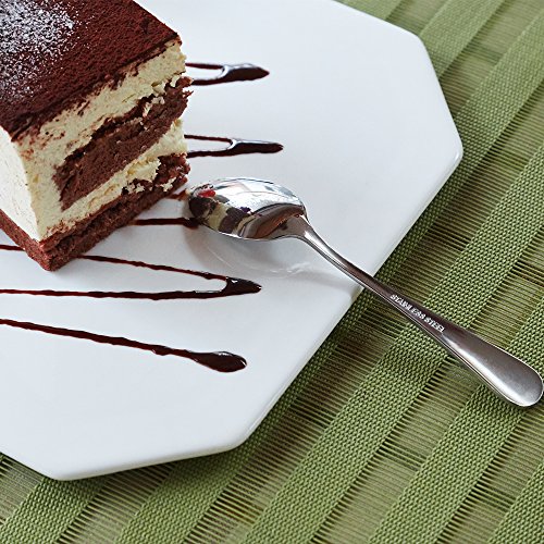 Snamonkia Small Appetizer Forks and Demitasse Spoons Stainless Steel