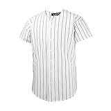 EALER BJ80 Series Mens Baseball Jersey Button Down