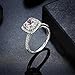 J.Étoile Women Wedding Ring 2 Carat Round Brilliant Cubic Zirconia Engagement Promise Anniversary Ring Solitaire Wedding Band Bridal Set, JPR004-9W