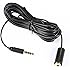 Movo PM10EC6 20-foot (6m) TRRS Female 3.5mm to TRRS Male 3.5mm Microphone Extension Cable for Smartphones