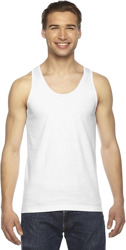 Amazon アメリカンアパレルメンズfine Jersey Tank White インナーシャツ 通販