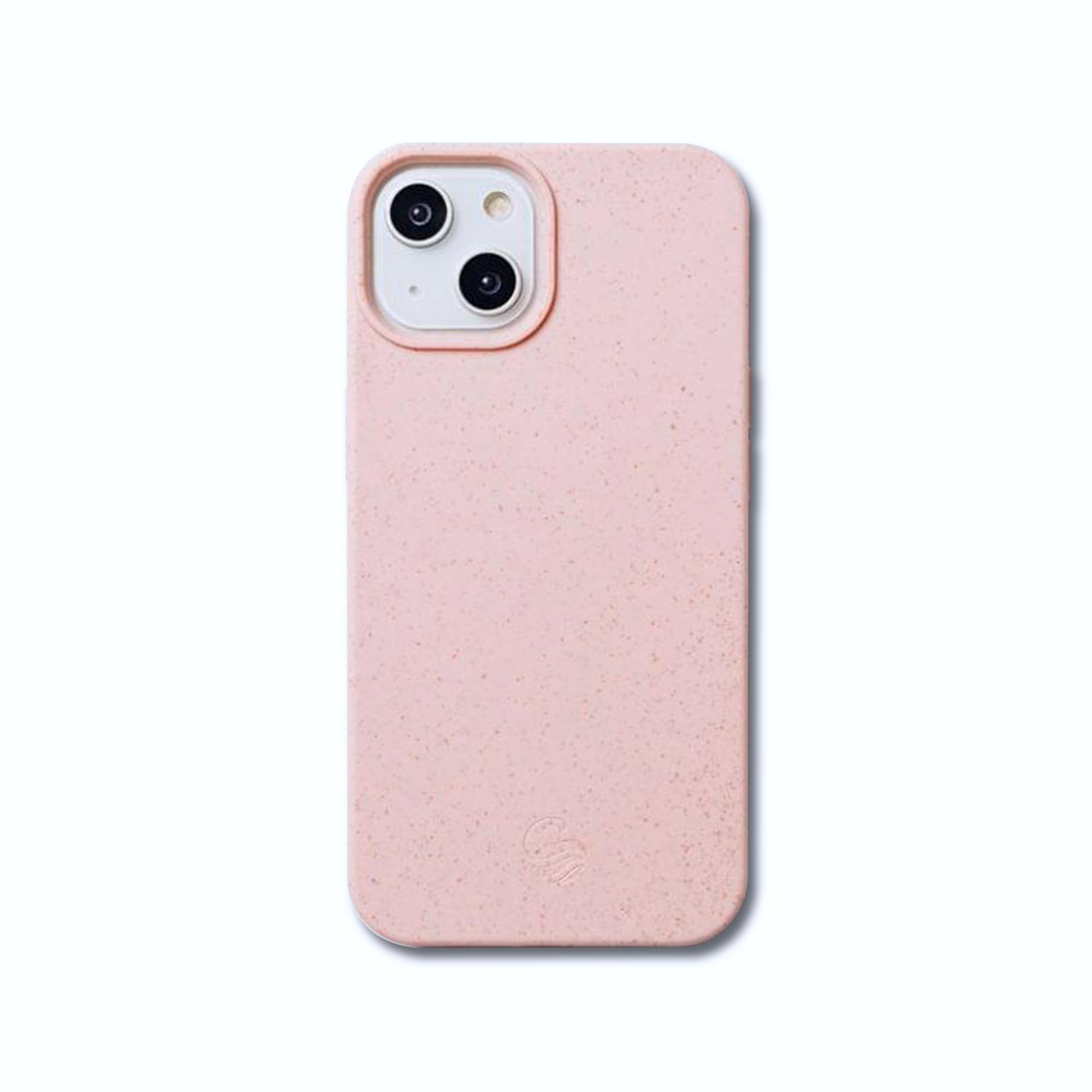 Wave Case Compatible with iPhone 15 MagSafe Phone Case - Eco-Friendly Wheat Straw Phone Case with Shock-Absorbing Corners | 2mm Raised Lip | Ultra-Thin Design, 360° Protection | Pink