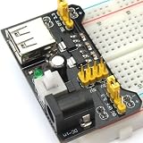 Hailege 5x 3.3V 5V Power Supply Module for MB102 Breadboard DC USB Input view 3