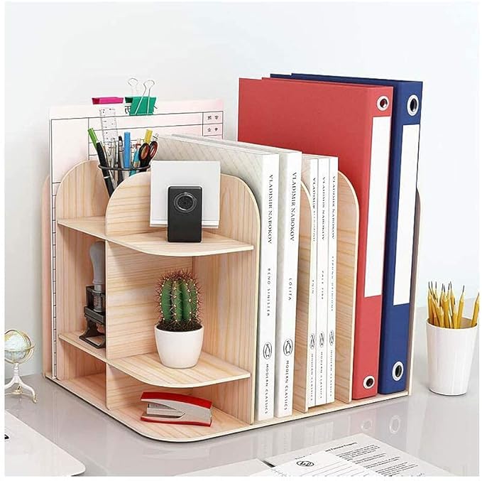 Desk Shelf Wood Table Shelf Desk Shelf Desk Organizer Display Shelf