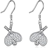 YAFEINI Golf Hockey Tennis Baseball Lacrosse Stick Earrings Gifts Sterling Silver Golf Hockey Club And Ball Lacrosse Stick Dangle Earrings Sport Lover Jewelry for Women Gifts