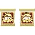Ernie Ball Earthwood Medium Light 80/20 Bronze Acoustic Guitar Strings, 12-54 Gauge (P02003) (Pack of 2)