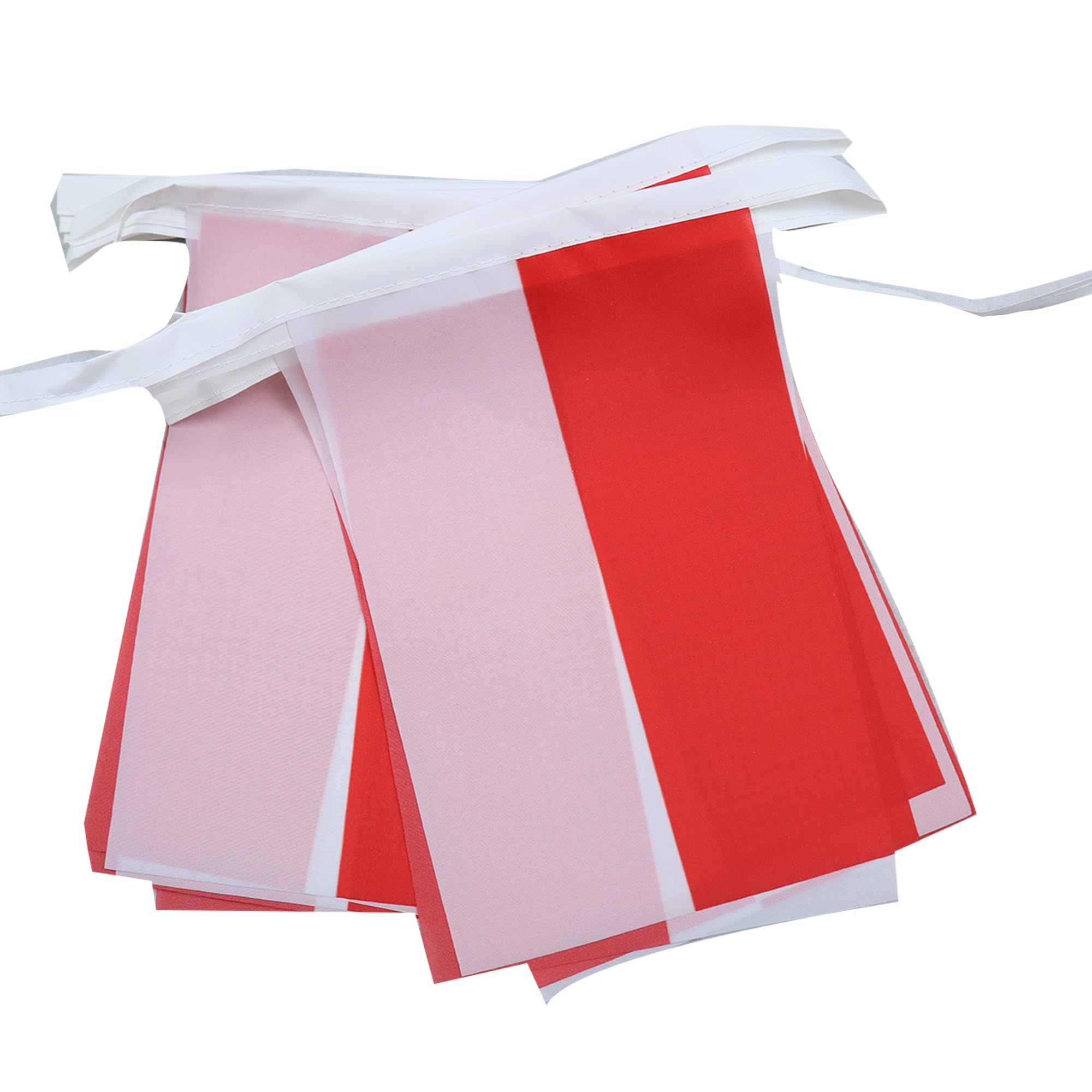 AZ FLAG Indonesia Bunting Flag, 20 Ft Garland with 20 Small Indonesian Flags 8'' x 6'', 100% Polyester String Pennant, 6 meters