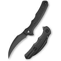 Amazon.com : TRIVISA knives - Lacerta-04G |Hawkbill Folding Knife ...