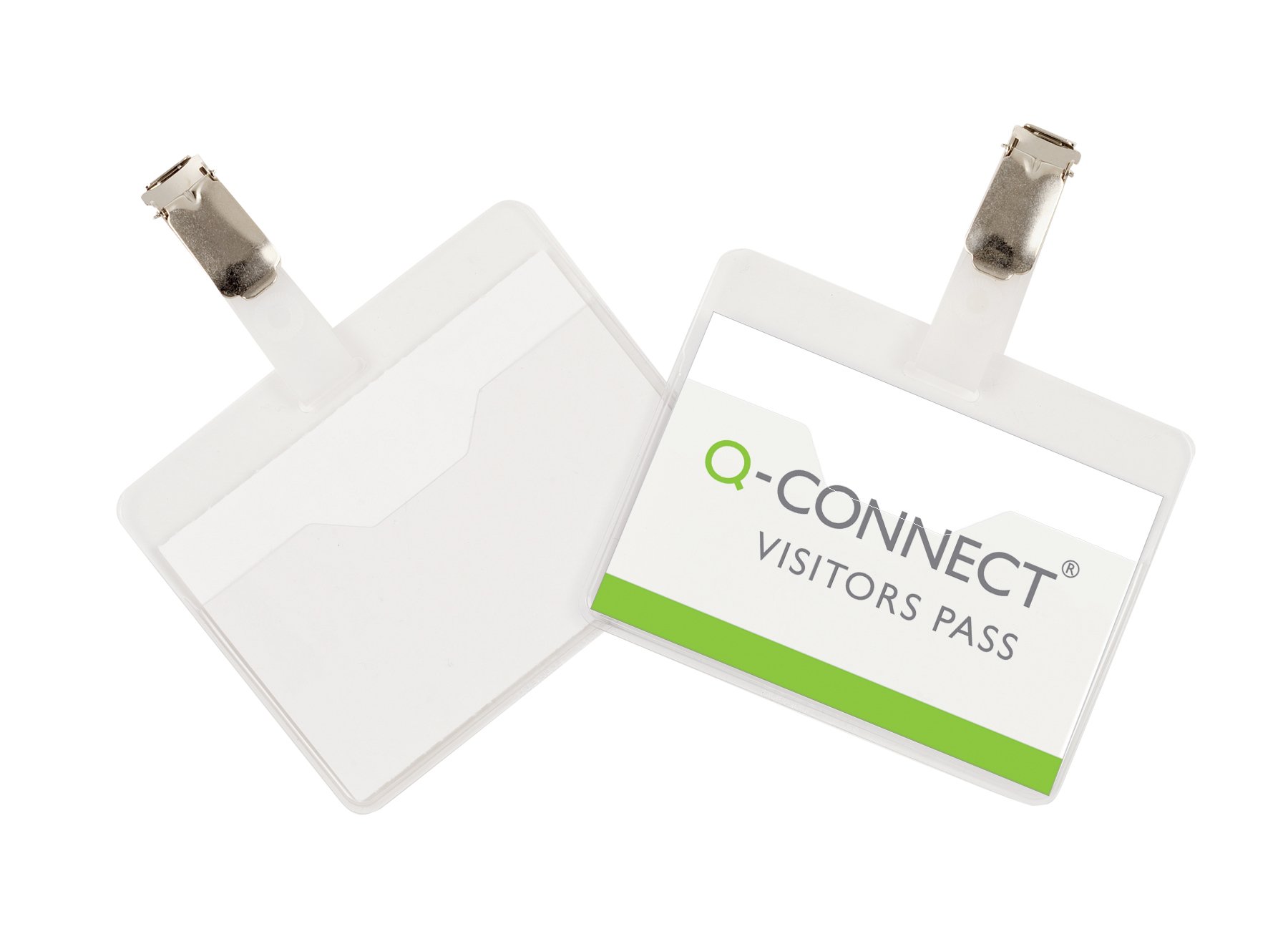 Q-Connect KF01560 Visitor Badge 60x90mm (Pack of 25)