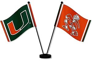 WinCraft Hurricanes Desk and Table Top Flags