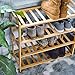 STNDRD. Bamboo Wood Shoe Rack Organizer, Stylish Shoe Rack Made from Sustainable Bamboo (1-Pack)