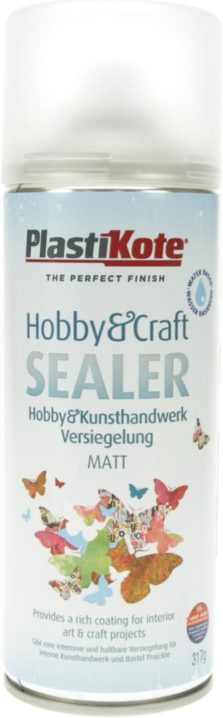 PlastiKote PKC4003 Hobby Craft Sealer Aerosol Can Clear 6.8cm x 6.8cm x 20cm