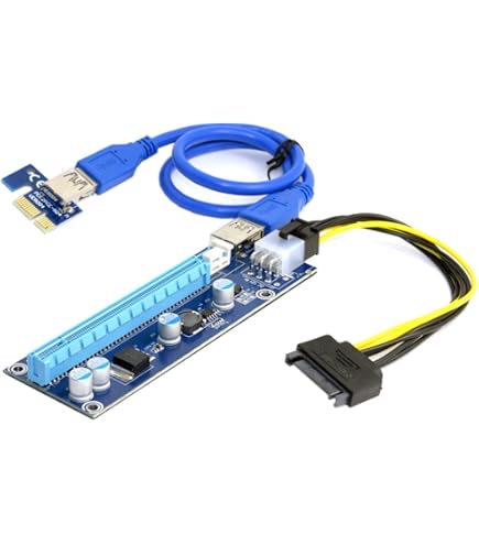 VER009S Plus PCI-E PCI Express 1X~16X 6個 Amazon.com: ezqnirk 1pcs VER009S Plus PCI Express PCIE PCI-E Riser