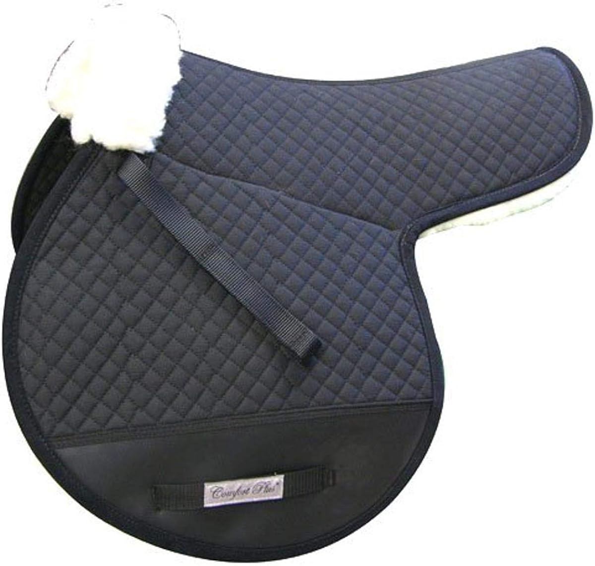 Intrepid International English Saddle Pad with Sheep's Wool Lining