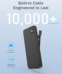 2024 New Slim Portable Charger with Built in