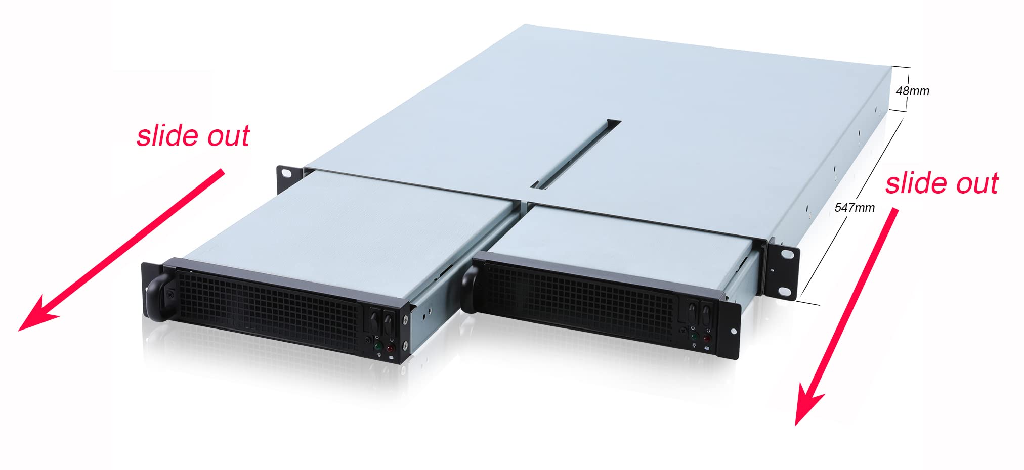 Mua RackChoice 1.1U Rackmount Case for Dual Mini-ITX Motherboard ...