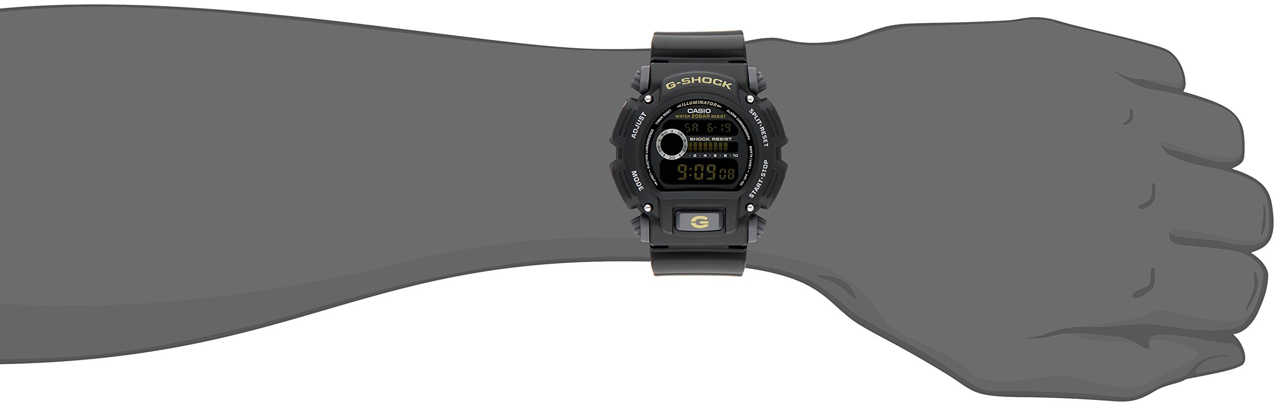 Casio DW9052 Series | Men’s Digital Watch | G-Shock | 1/100 SEC Stop Watch | Countdown Timer | LED Light | 200M WR | Shock Resistant | Multi Alarm | Auto Calendar | Dual Time | 2 Yr Batt