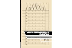 Vehicle Maintenance Log Book: Record and Track Your Automotive Servicing and Repairs | Small