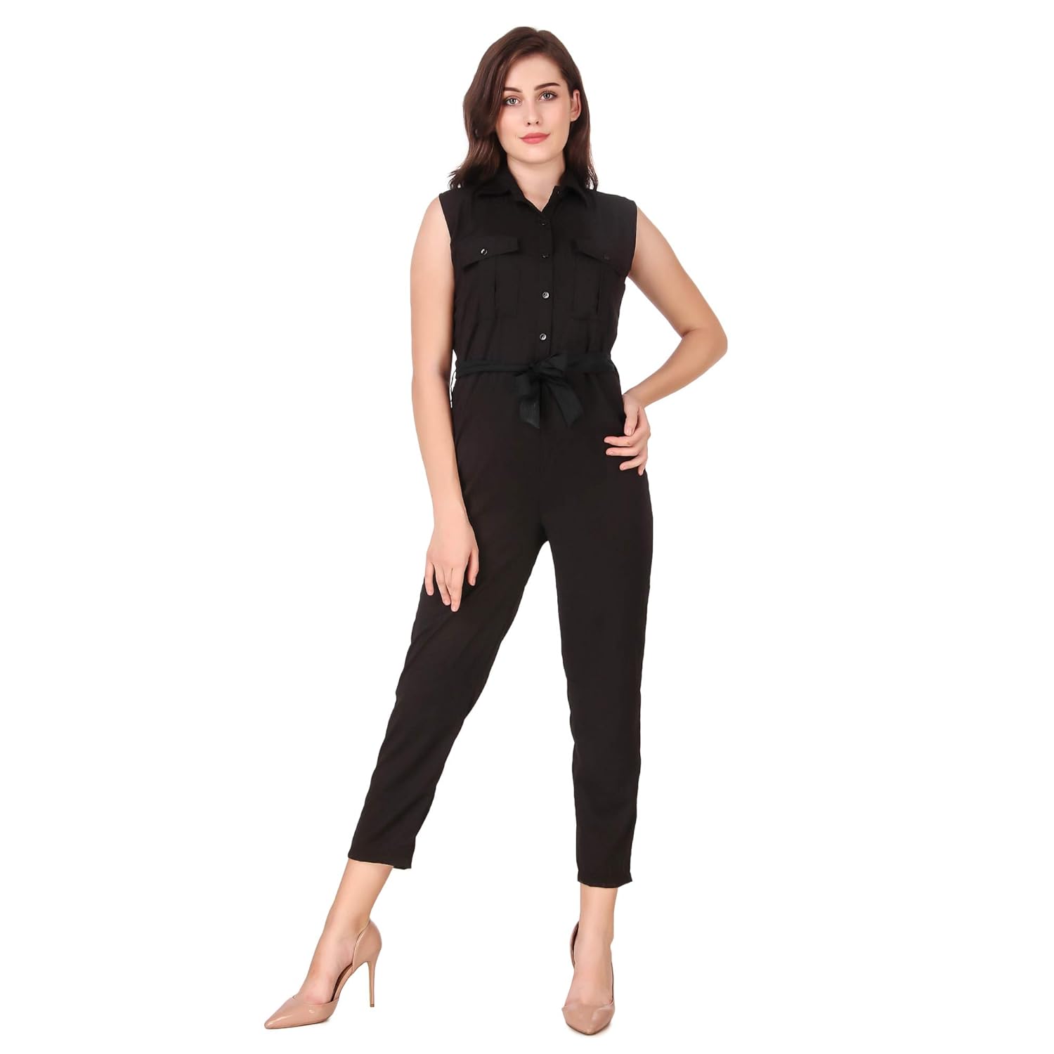 black colour jumpsuit