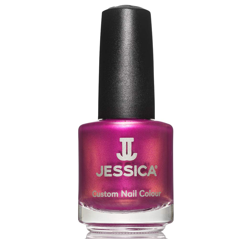 JESSICA Custom Colour Nail Polish | Award-Winning Polish | Strengthening Nail Polish, Long Lasting Nail Varnish | Chip-Resistant & Hard-Wearing for Salon-Quality Finish | Foxy Roxy | 14.8ml